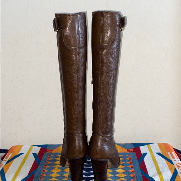 Coach Kaylie Pebble Leather Boots - Picture 2 of 16